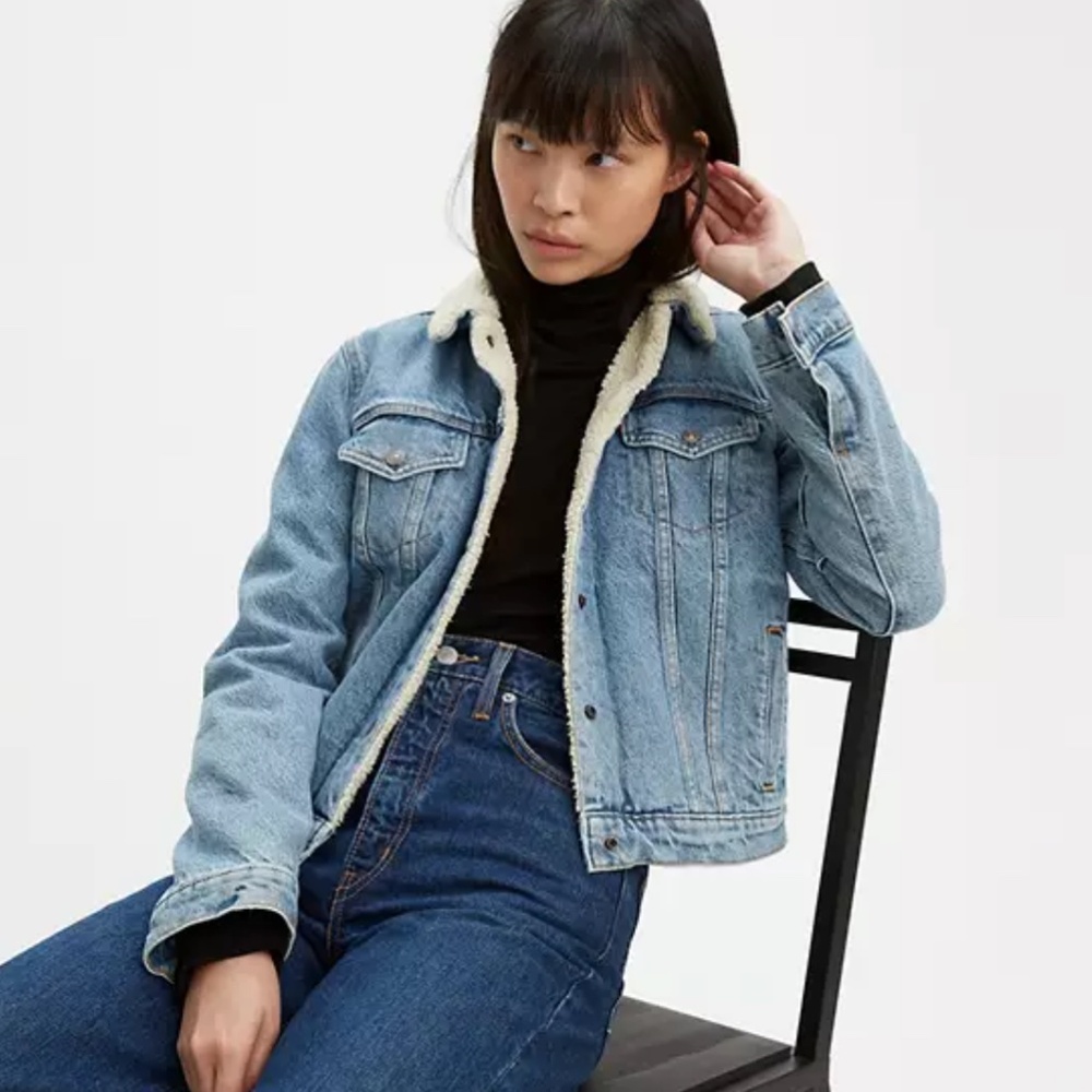 Levi's Denim Original Sherpa Trucker Jacket (S)